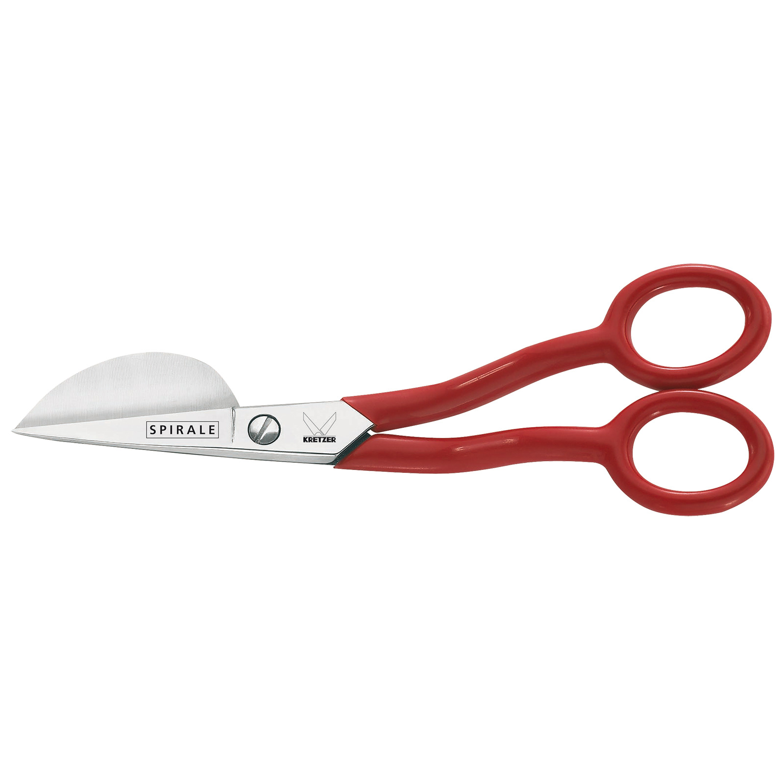 Tesoura Forjada de Aplicação e Tapeçaria Kretzer SPIRALE 6 (15 cm) - Haste Angular - Made in Germany