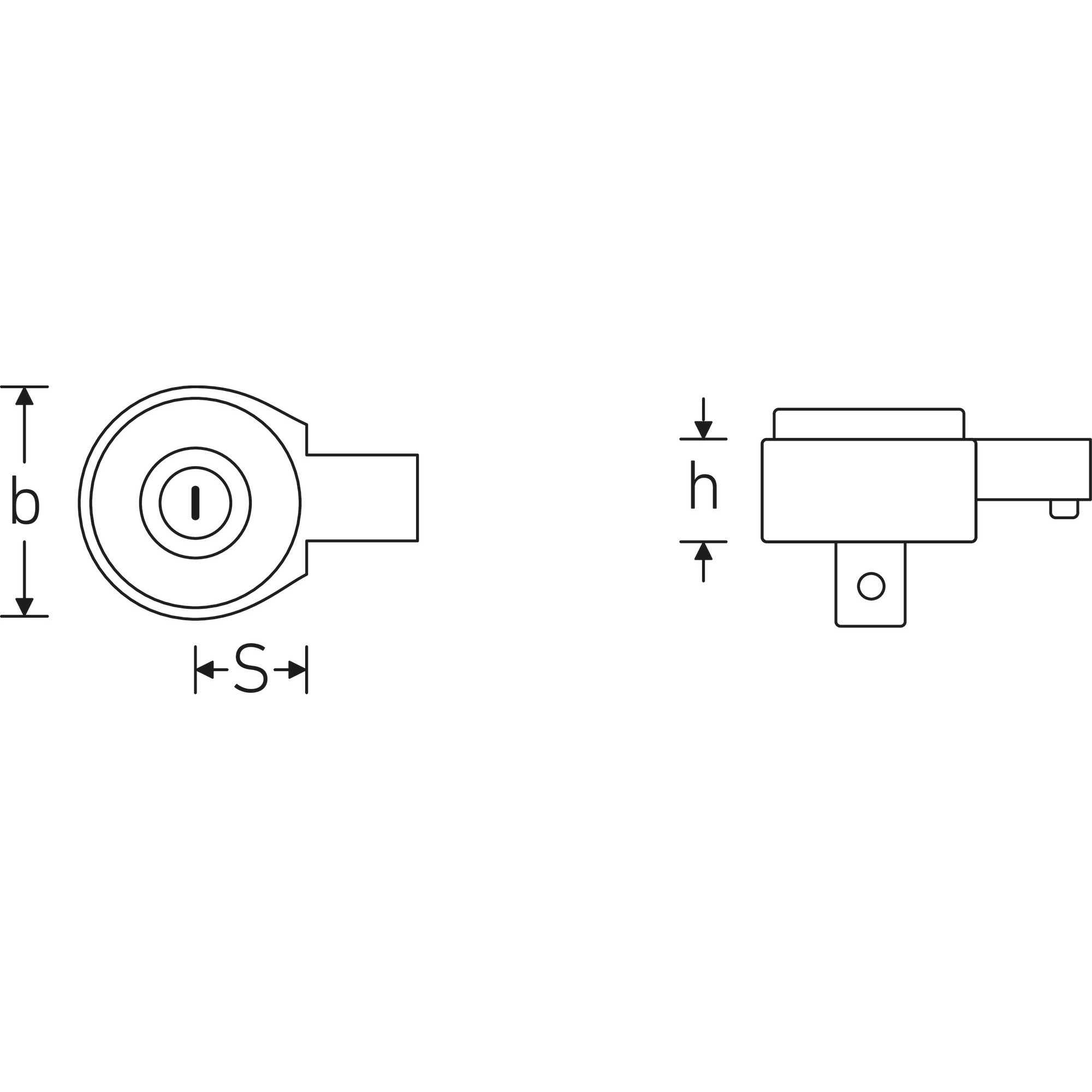 Cabeçote Catraca Reversível STAHLWILLE 735/10 1/2 9x12 mm Made in Germany 2