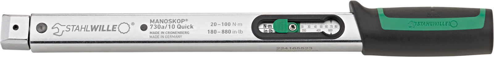 Torquímetro STAHLWILLE MANOSKOP 730a/5 QUICK 6-50 Nm 9x12 mm Made in Germany