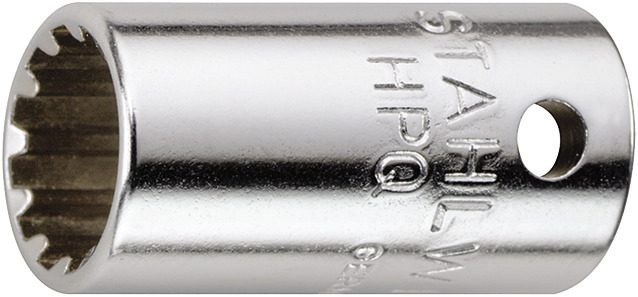 Soquete Spline-Drive STAHLWILLE 40aSP Medida 1/4" Encaixe 1/4" Made in Germany