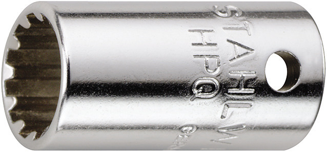 Soquete Spline-Drive STAHLWILLE 40aSP Medida 3/8" Encaixe 1/4" Made in Germany