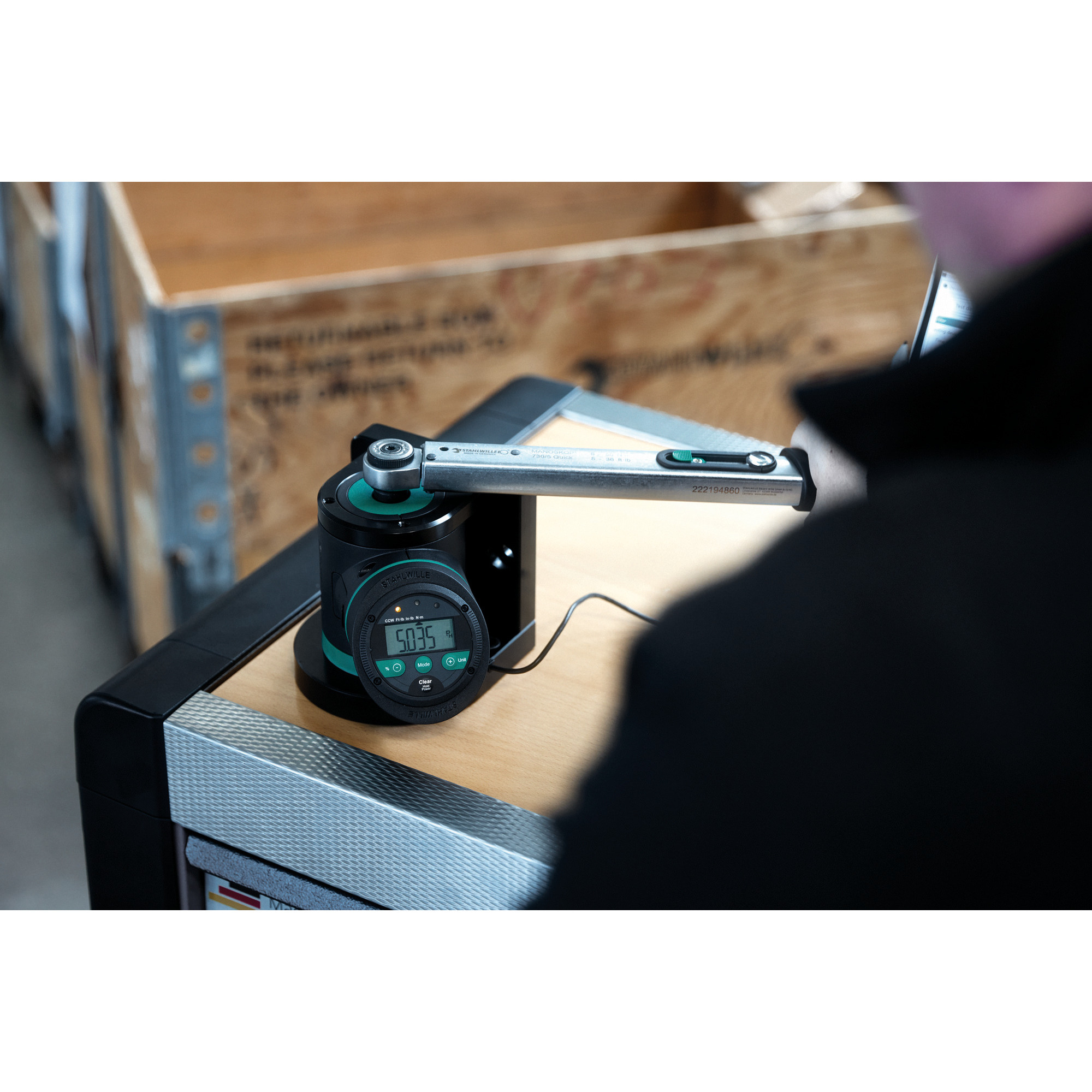 Testador Digital de Torque STAHLWILLE SmartCheck 1500 USB 150-1500 Nm Made in Germany 3