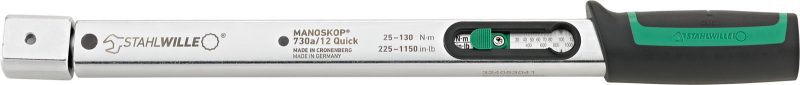 Torquímetro Mecânico STAHLWILLE MANOSKOP 730a/12 QUICK 25-130 N·m / 225-1150 in·lb - Made in Germany