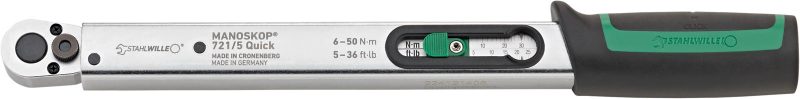 Torquímetro Mecânico STAHLWILLE MANOSKOP 721/5 QUICK 6-50 N·m - Made in Germany