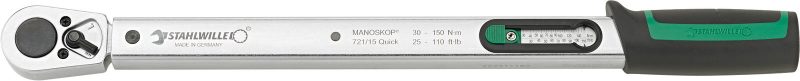 Torquímetro Mecânico STAHLWILLE MANOSKOP 721/15 QUICK 30-150 N·m - Made in Germany