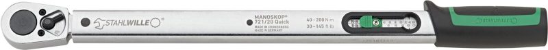 Torquímetro Mecânico STAHLWILLE MANOSKOP 721/20 QUICK 40-200 N·m - Made in Germany