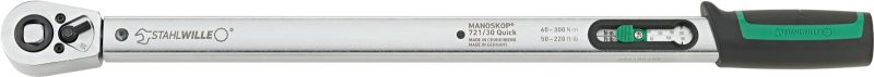 Torquímetro Mecânico STAHLWILLE MANOSKOP 721/30 QUICK 60-300 N·m - Made in Germany