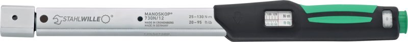 Torquímetro Mecânico STAHLWILLE MANOSKOP 730N/12 25-130 N·m - Made in Germany