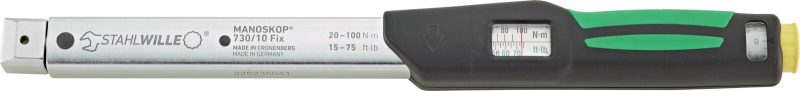 Torquímetro Mecânico STAHLWILLE MANOSKOP 730/100 FIX 200-1000 N·m - Made in Germany
