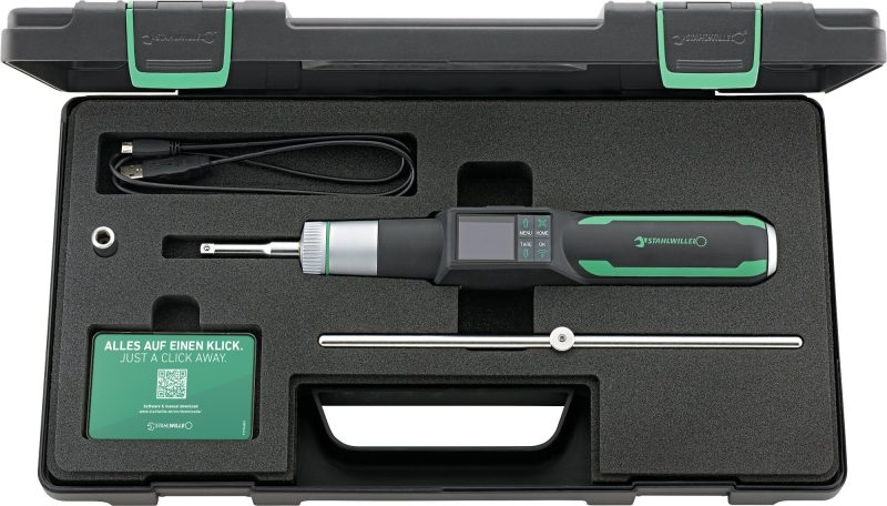 Torquímetro Axial Eletromecânico STAHLWILLE TORSIOTRONIC 10 eClick 1-10 N·m 1/4" - Made in Germany