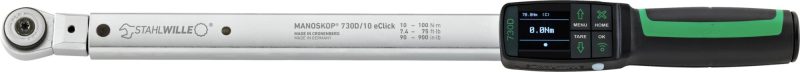 Torquímetro Eletromecânico STAHLWILLE MANOSKOP 730DR/10 eClick 10-100 N·m 1/2" - Made in Germany