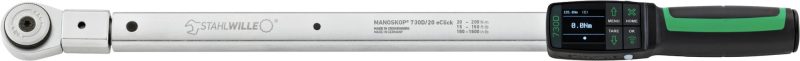 Torquímetro Eletromecânico STAHLWILLE MANOSKOP 730DR/20 eClick 20-200 N·m 1/2" - Made in Germany