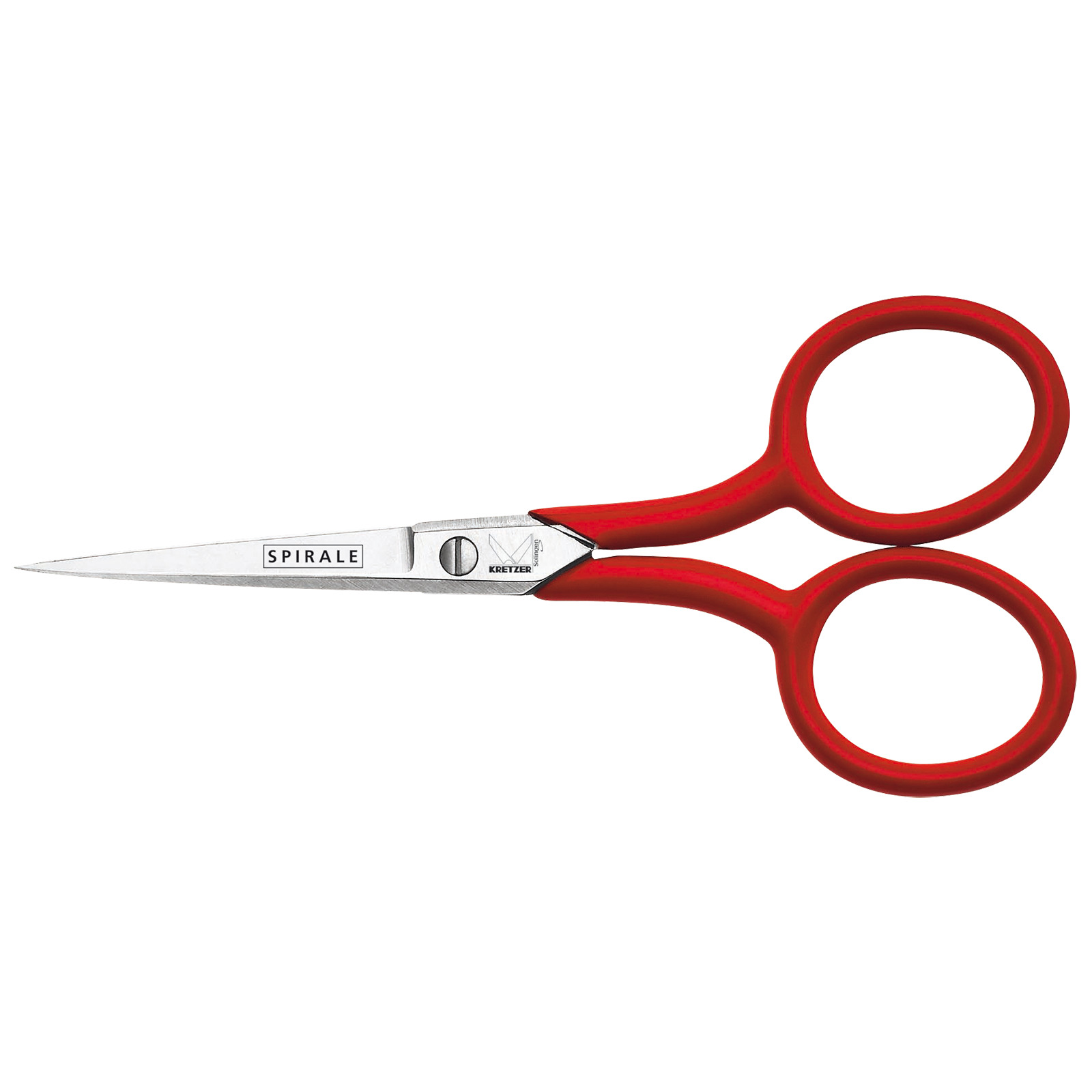 Tesoura Curva para Fios e Borracha Kretzer SPIRALE CLASSIC 6" (15 cm) - Ponta Fina - Made in Germany